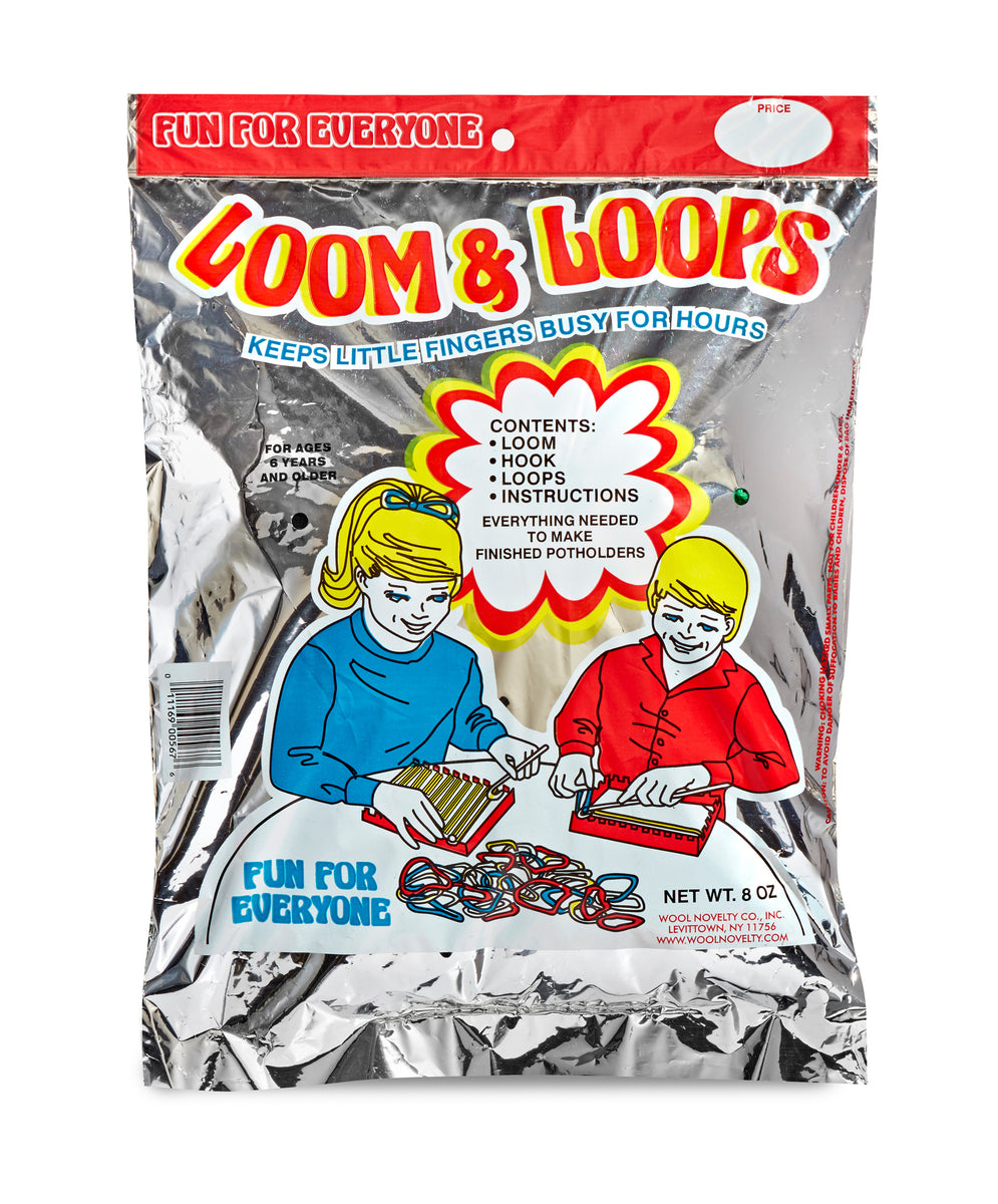 Giant Silver Rack Pack Loops and Loom Set Wool Novelty Co.