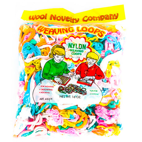 Nylon Loops 16 oz. Pkg  -Assorted Color Bags